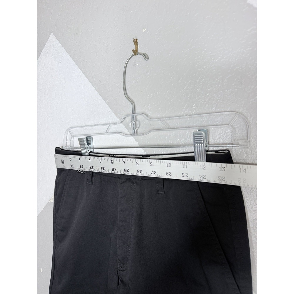 Fox Racing Youth Essex Shorts Boys 26 Black Chino Skate BMX Moto 8" Inseam - Picture 9 of 12